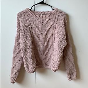 Aeropostale Pink knit sweater